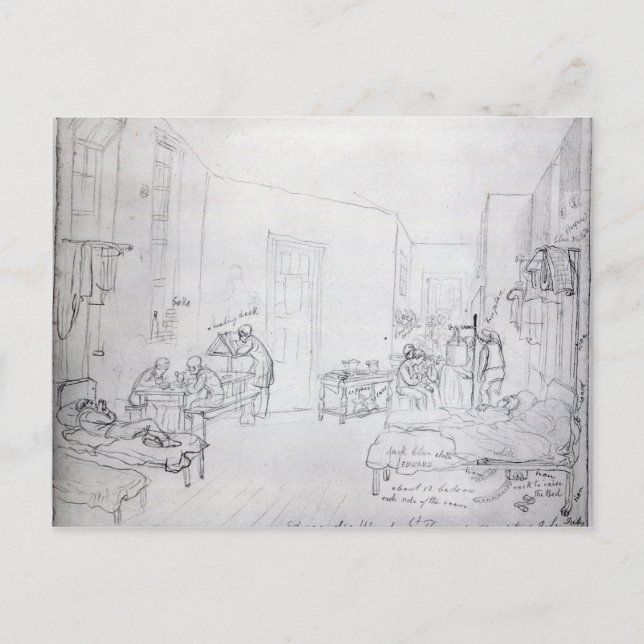Postal Edward's Ward, St. Thomas's Hospital, Londres (Anverso)