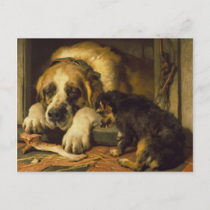 Postal Edwin Henry Landseer   Migajas dudosas