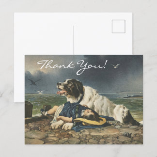 Postal Edwin Landseer Salvado, El Coraje del Perro, Graci