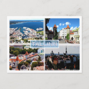 Postal EE Tallin - Ciudad Vieja - Puerto - Puerta Viru -