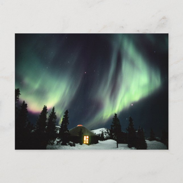 Postal EE. UU., Alaska, Chena Hot Springs. Aurora (Anverso)