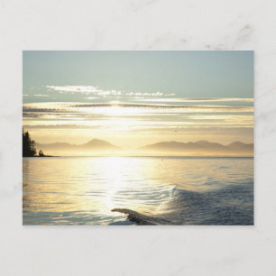 Postal EE.UU., Alaska, sudeste cerca de Ketchikan, puesta
