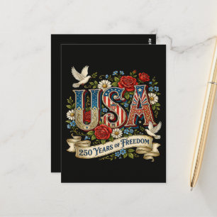 Postal EE. UU. América 1776-2026 250 Años Libertad