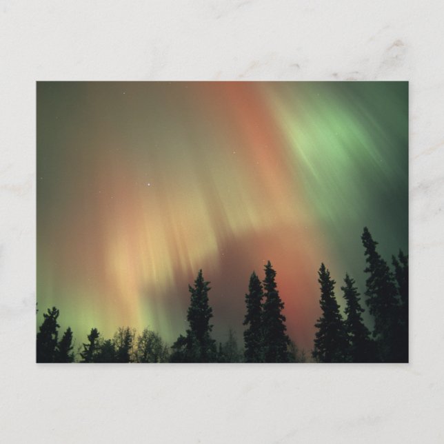 Postal EE. UU., área de Fairbanks, Alaska central, Aurora (Anverso)