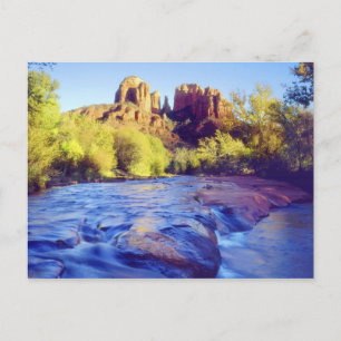 Postal EE.UU., Arizona, Sedona. Piedra catedral 2