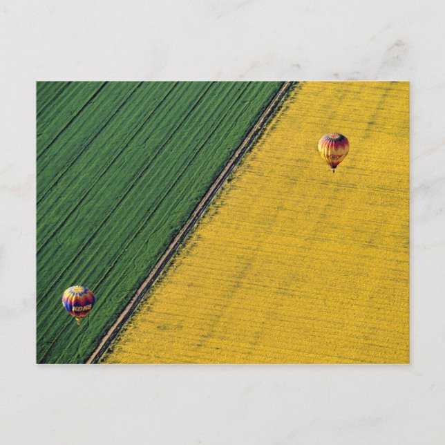 Postal EE.UU., Arizona, Val Vista. Globos de aire calient (Anverso)