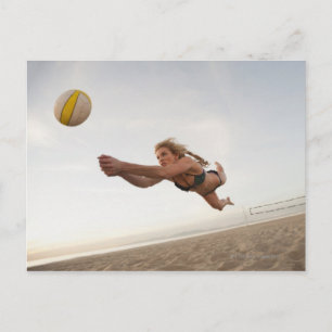 Postal EE.UU., California, Los Ángeles, mujeres jugando