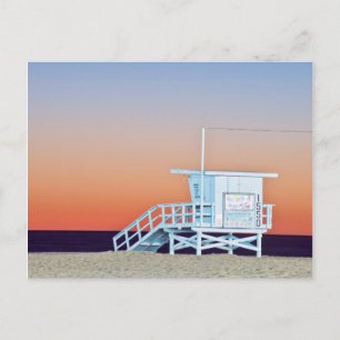 Postal EE. UU., California, Los Ángeles, playa de Santa M