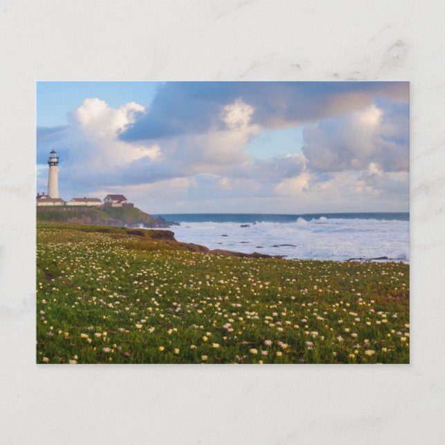 Postal EE. UU., California. Panorama de Big Sur (Anverso)