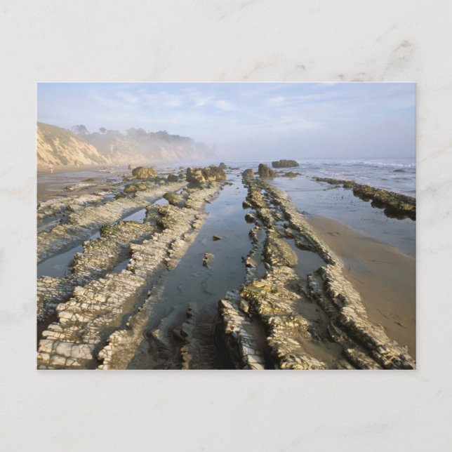 Postal EE. UU., California, Santa Bárbara, playa de Henry (Anverso)