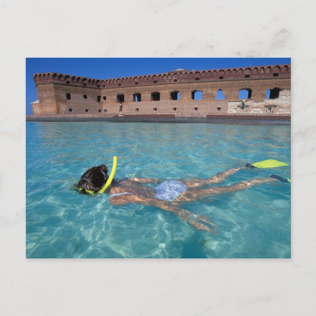 Postal EE. UU., FL, Florida Keys, Fort Jefferson, 1846, (Anverso)