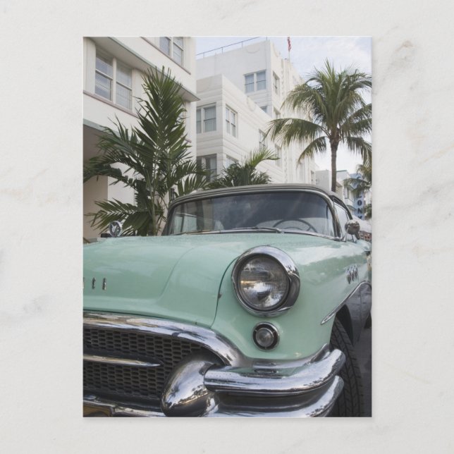 Postal EE. UU., Florida, Miami Beach: South Beach, 1956 3 (Anverso)
