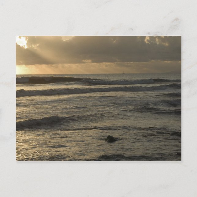 Postal EE. UU., Hawái, Kauai, costa suroeste, cerca de Wa (Anverso)