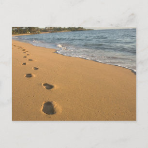 Postal EE.UU., Hawaii, Kauai, Kapa'a, frente a la playa. 