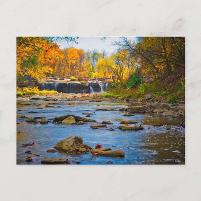 Postal EE.UU., Indiana. Cataract Cae Recreación Estatal (Anverso)