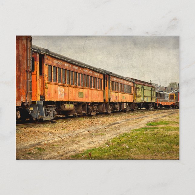 Postal EE.UU., Indiana. Museo del Ferrocarril del Norte d (Anverso)