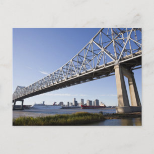 Postal EE.UU., Luisiana, Nueva Orleans. Línea de horizont