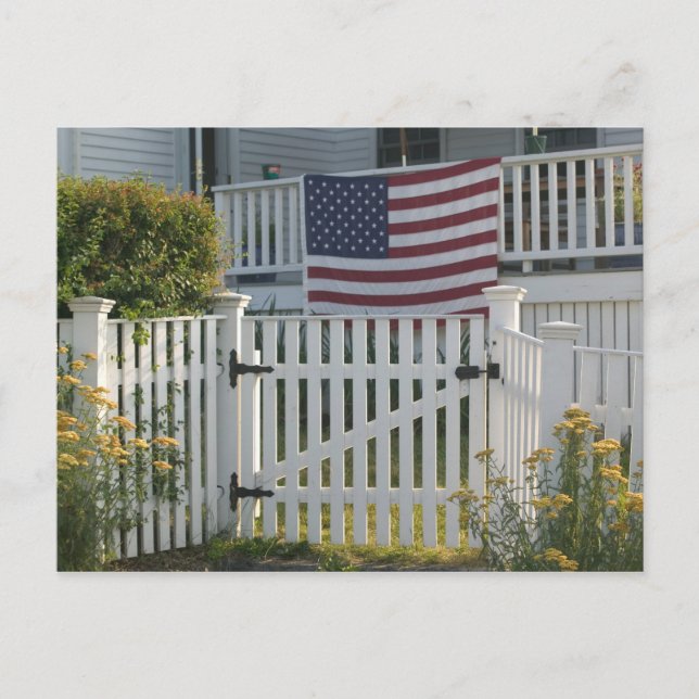Postal EE. UU., Massachusettes, Gloucester: Valla Patriót (Anverso)