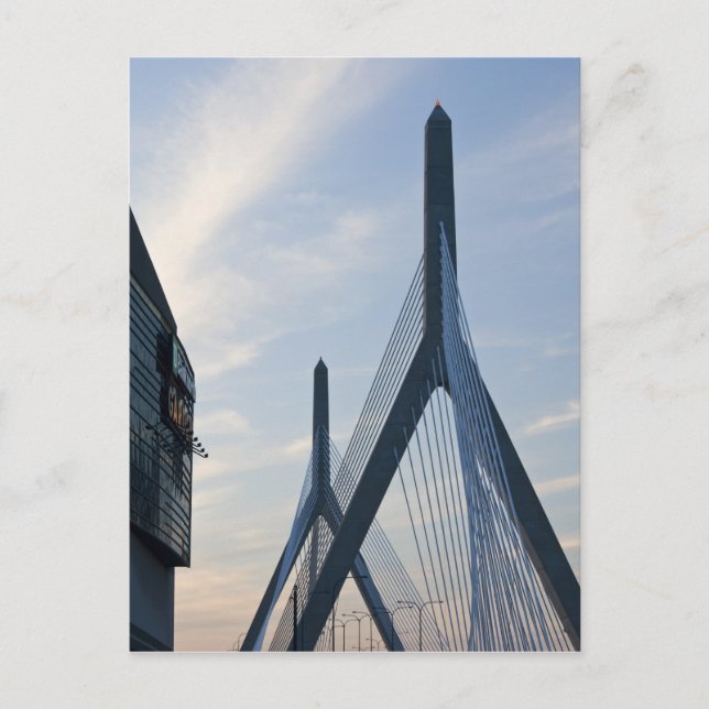 Postal EE. UU., Massachusetts, Boston. El puente Zakim. 2 (Anverso)