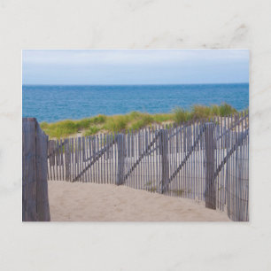 Postal EE. UU., Massachusetts. Dunas y camino