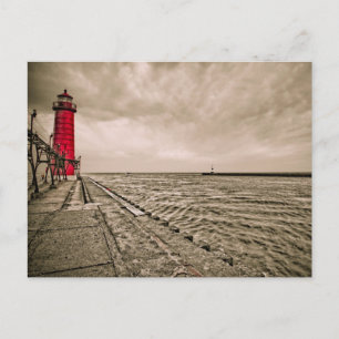 Postal EE.UU., Michigan, faro de Grand Haven