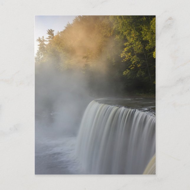 Postal EE.UU., Michigan, península superior. Amanecer oto (Anverso)