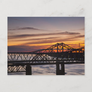 Postal EE. UU., Mississippi, Vicksburg. Carretera I-20 y