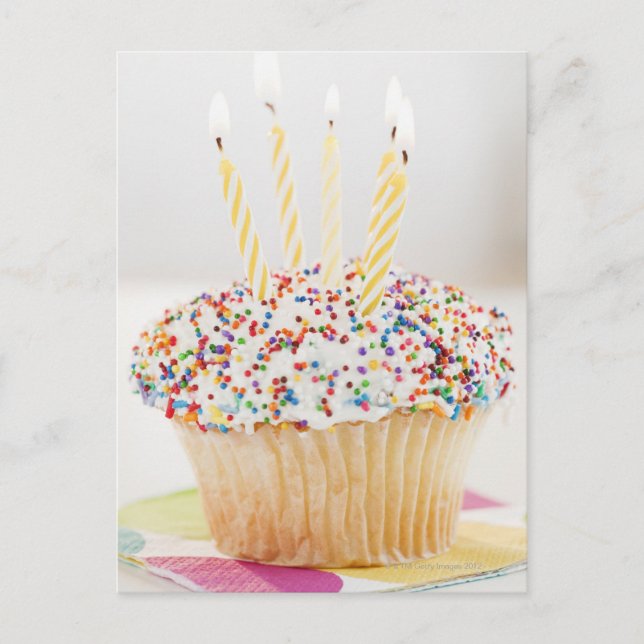 Postal EE.UU., Nueva Jersey, Jersey City, Cupcake con (Anverso)