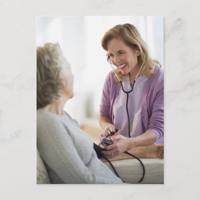 Postal EE.UU., Nueva Jersey, Jersey City, enfermera (Anverso)