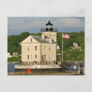 Postal EE. UU., Nueva York, Kingston, río Hudson. Rondout