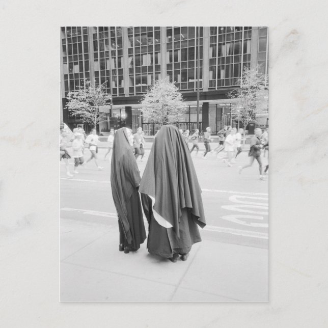 Postal EE. UU., NUEVA YORK: Monjas de la ciudad de Nueva  (Anverso)