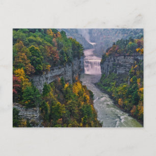 Postal EE. UU., Nueva York, Parque Estatal Letchworth. Rí