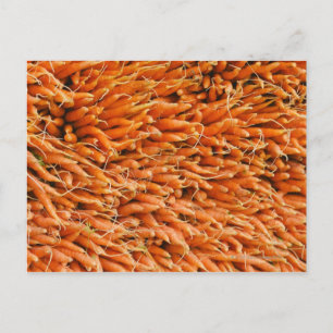 Postal EE.UU., Nueva York, Zanahorias en venta