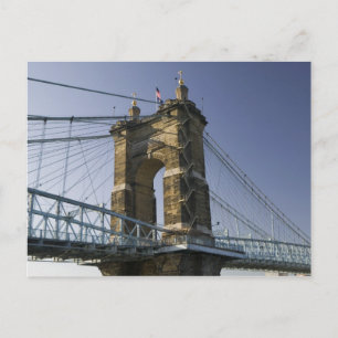 Postal EE. UU., Ohio, Cincinnati: Roebling Suspension 3