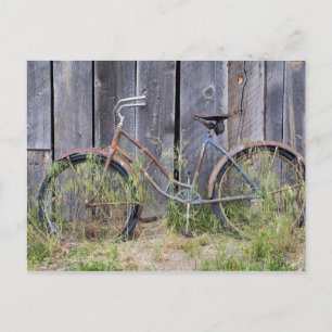 Postal EE. UU., Oregón, Bend. Una vieja bicicleta destart