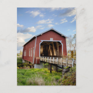 Postal EE.UU., Oregón, Scio, Puente Shimanek