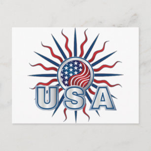 Postal EE.UU. Starburst Yin Yang