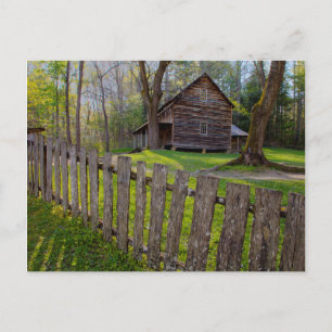 Postal EE. UU., Tennessee, Cabaña en Cades Cove