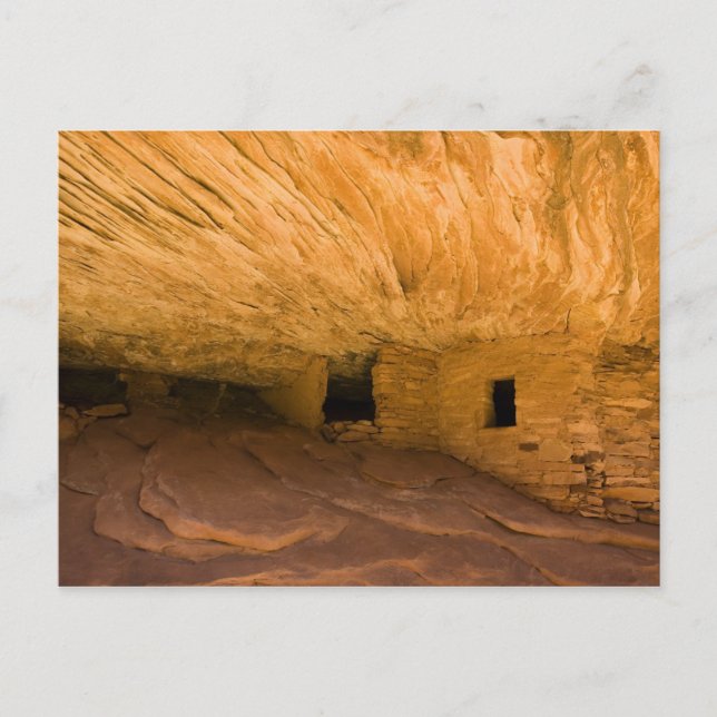 Postal EE. UU., Utah, Cedar Mesa, Mule Canyon. Arenisca (Anverso)