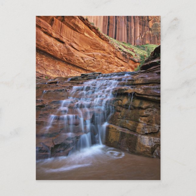 Postal EE. UU., Utah, Escalante Wilderness. Cascada en (Anverso)