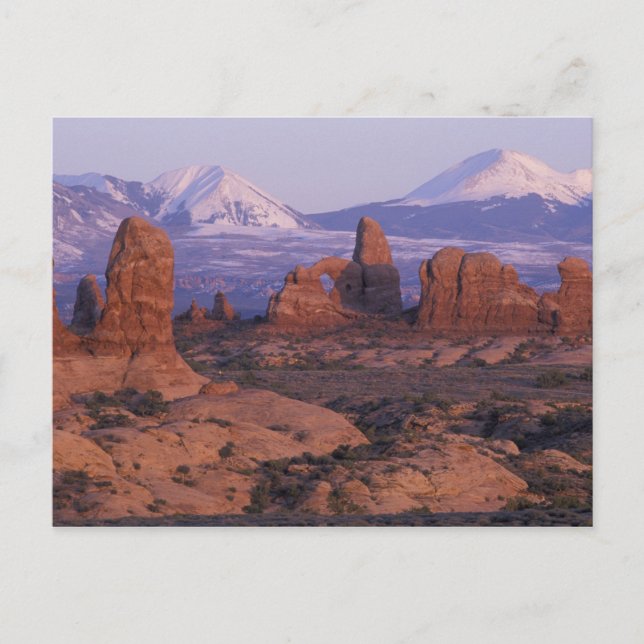 Postal EE. UU., Utah, Parque Nacional Arches. Jardín de (Anverso)