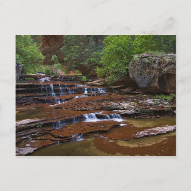 Postal EE.UU., Utah, Parque Nacional Zion. Escena de 4 (Anverso)