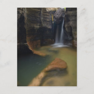 Postal EE. UU., Utah, Parque Nacional Zion. Keyhole Fall