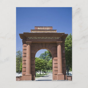 Postal EE. UU., VA, Arlington. Puerta McClellan en Arling