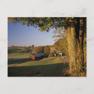 Postal EE. UU., Vermont, sur de Woodstock, Jenne Farm en