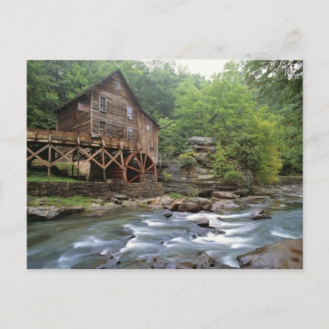 Postal EE. UU., Virginia Occidental, Babcock SP. Rustic G (Anverso)