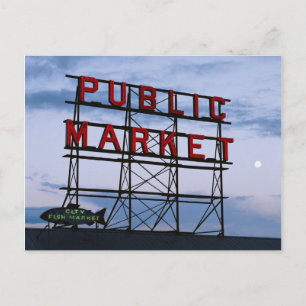 Postal EE.UU., Washington, Seattle, Pike Street Market