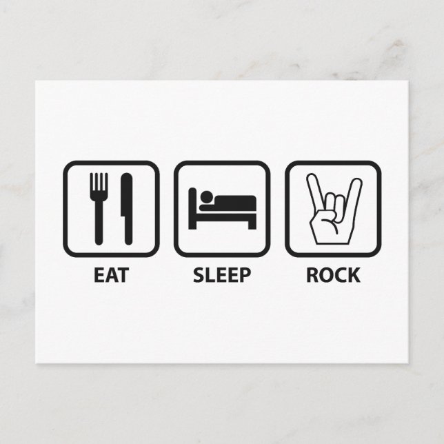 Postal Eee Sleep Rock (Anverso)