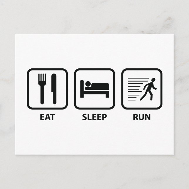 Postal Eee Sleep Run (Anverso)