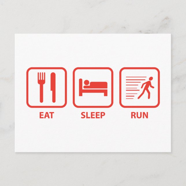 Postal Eee Sleep Run (Anverso)